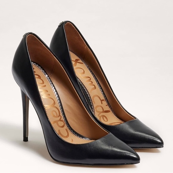 SAM Edelman Danna pointed toe heel - black, stiletto, leather - Picture 8 of 8